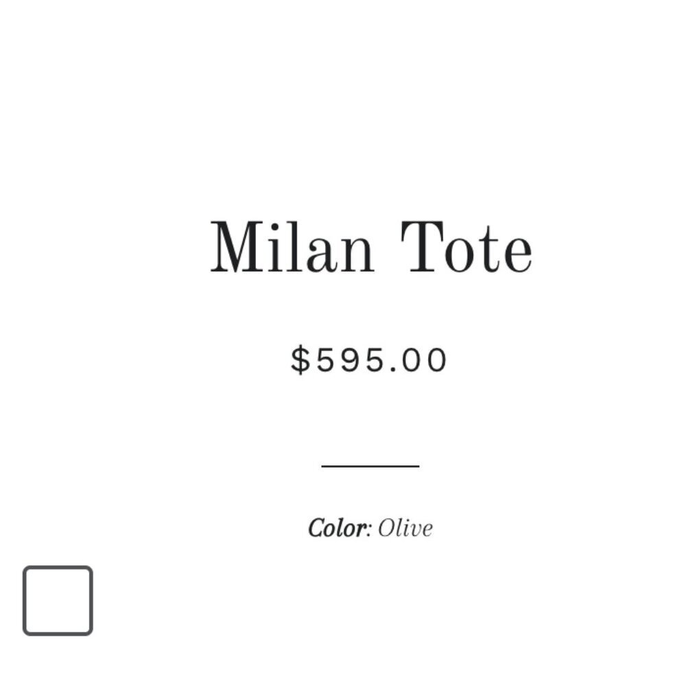 Tote Le Monde Milan Genuine Leather Tote Bag Shoulder Purse Olive Green Gold - Picture 11 of 13